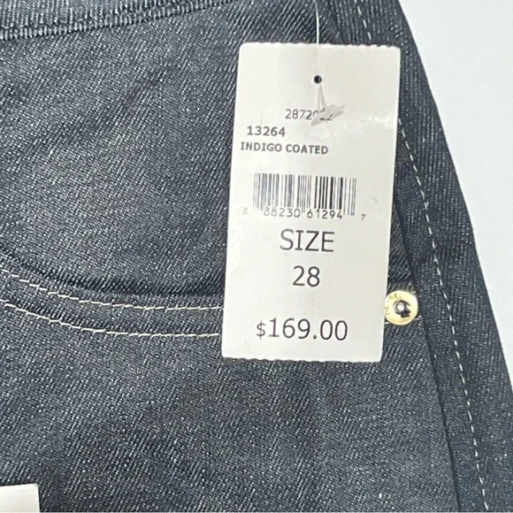 DL1961 Asra Mini Skirt Indigo size Med 28 NWT - Picture 2 of 13